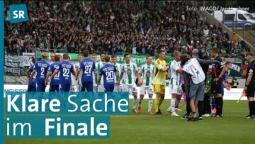 Fußball, Saarlandpokalfinale: FC 08 Homburg – FC Palatia Limbach