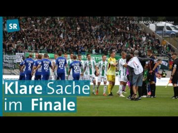 Fußball, Saarlandpokalfinale: FC 08 Homburg – FC Palatia Limbach