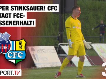 Keeper stinksauer! CFC vertagt FCE-Klassenerhalt: Eilenburg – Chemnitz | Regionalliga Nordost