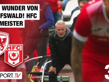 Kein Wunder von Greifswald! HFC Vizemeister: Greifswalder FC – Hallescher FC | Regionalliga Nordost