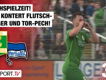 Nachspielzeit! BSG kontert Flutsch-Finger und Tor-Pech: Chemie – Hertha II | Regionalliga Nordost