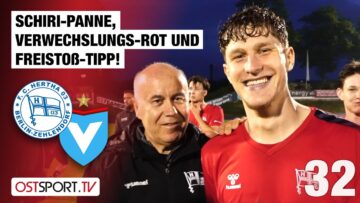 Schiri-Panne, Verwechslungs-ROT und Freistoß-Tipp: Hertha 03 – Viktoria | Regionalliga Nordost
