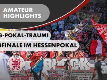 Stadion ein Tollhaus | Packender Halbfinal-Pokalkrimi | KSV Hessen Kassel vs. TSV Steinbach Haiger