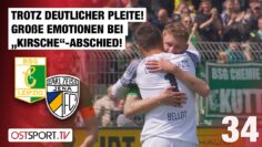 Trotz deutlicher Pleite! Große Emotionen bei Kirsche-Abschied! Chemie – Jena | Regionalliga Nordost