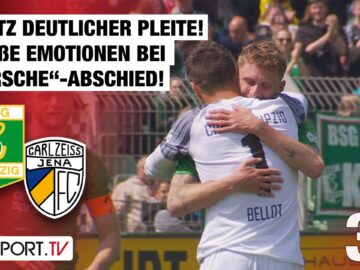 Trotz deutlicher Pleite! Große Emotionen bei Kirsche-Abschied! Chemie – Jena | Regionalliga Nordost