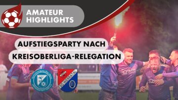 Kreisoberliga-Relegation endet in Aufstiegsparty | Großentaft vs. Werratal | Fußball-Highlights