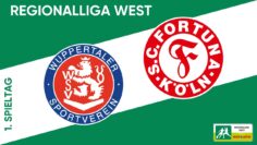 Auftaktspiel vor 4.500 Zuschauern I Wuppertaler SV – Fortuna Köln I RL West