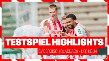 HIGHLIGHTS | SV Bergisch Gladbach vs. 1. FC Köln | REWE Testspiel | Kwasnioks erstes Spiel als Coach