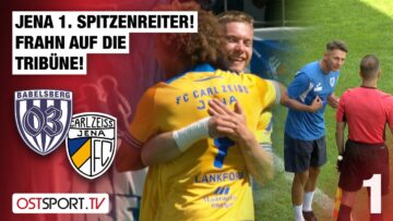 Jena 1. Spitzenreiter! Frahn auf die Tribüne: Babelsberg 03 – Carl Zeiss Jena | Regionalliga Nordost
