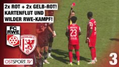 2x ROT + 2x Gelb-Rot! Kartenflut und wilder RWE-Kampf! Erfurt – Greifswald | Regionalliga Nordost
