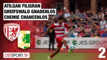 Atilgan filigran – Greifswald gnadenlos! Chemie chancenlos: GFC – Chemie | Regionalliga Nordost