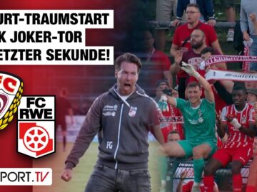 Erfurt-Traumstart dank Last-Second-Tor: BFC Dynamo – Rot-Weiß Erfurt | Regionalliga Nordost