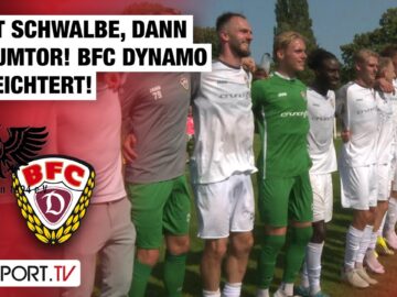 Erst Schwalbe, dann Traumtor! BFC Dynamo erleichtert: Preussen – Dynamo | Regionalliga Nordost