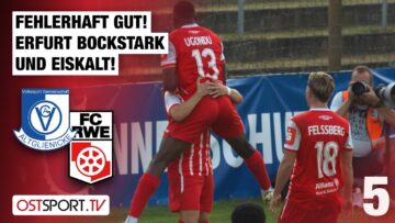 Fehlerhaft gut! Erfurt bockstark und eiskalt! Altglienicke – RWE | Regionalliga Nordost