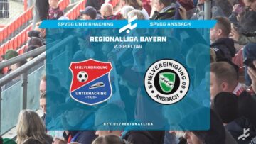 Heimeinstand der SpVgg Unterhaching gegen Ansbach