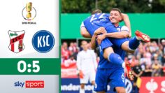 Horror-Start ebnet Pokal-Aus | ZFC Meuselwitz – Karlsruher SC | Highlights – 1. Runde | DFB Pokal