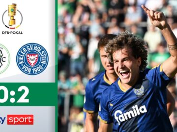 Störche zittern sich weiter | FC 08 Homburg – Holstein Kiel | Highlights – 1. Runde | DFB Pokal