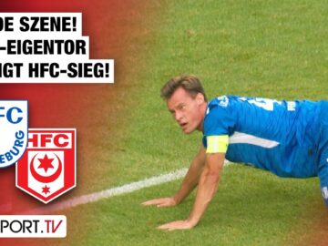 Wilde Szene! Eier-Eigentor hilft dem HFC: 1. FC Magdeburg II – Hallescher FC | Regionalliga Nordost