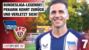 BUNDESLIGA-Legende! PEKARIK kehrt zurück und VERLETZT sich: Hertha – BFC | Regionalliga Nordost