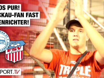 CHAOS! Zwickau-Fan fast Linienrichter: Hertha 03 Zehlendorf – FSV Zwickau | Regionalliga Nordost