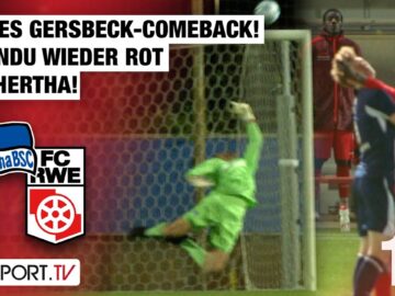Geiles Gersbeck-Comeback! Ugondu wieder mit Rot in Berlin: Hertha II – Erfurt | Regionalliga Nordost