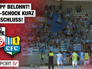 Kampf belohnt! RWE-Schock kurz vor Schluss: Erfurt – Chemnitz | Regionalliga Nordost