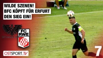 Wilde Szene! BFC köpft für Erfurt den Sieg: BFC Preussen – Rot-Weiß Erfurt | Regionalliga Nordost
