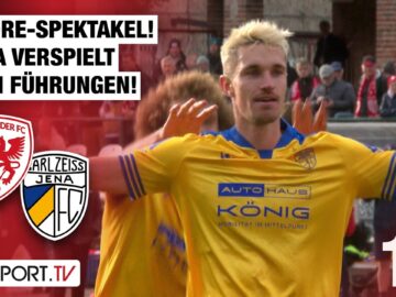 6-Tore-Spektakel! Jena verspielt 2 Führungen: Greifswald – Carl Zeiss Jena | Regionalliga Nordost