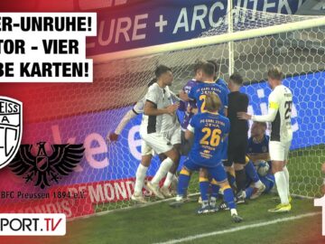 Elfer-Unruhe! Ein Tor – VIER Gelbe! Jena – BFC Preussen | Regionalliga Nordost