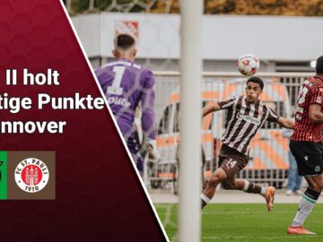 Hannover 96 II – FC St. Pauli II | Regionalliga Nord 14. Spieltag