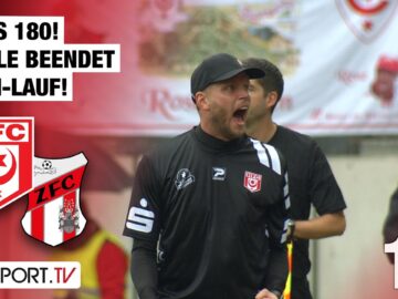 PULS 180! Halle beendet Anti-Lauf! Hallescher FC – ZFC Meuselwitz | Regionalliga Nordost