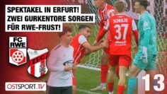SPEKTAKEL IN ERFURT! 2 Gurkentore sorgen für RWE-Frust: Erfurt – Meuselwitz | Regionalliga Nordost