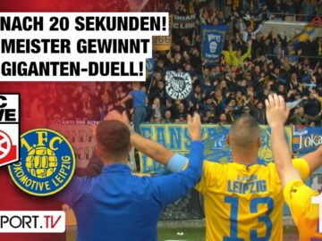 SPITZENREITER! LOK-Tor nach 20 Sekunden: Rot-Weiß Erfurt – 1. FC LOK Leipzig | Regionalliga Nordost