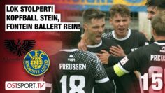 LOK stolpert! Kopfball Stein, Fontein ballert rein: Preussen – Lok Leipzig | Regionalliga Nordost