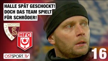 SPÄTER SCHOCK für Schröder und den HFC: Carl Zeiss Jena – Hallescher FC | Regionalliga Nordost