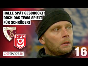 SPÄTER SCHOCK für Schröder und den HFC: Carl Zeiss Jena – Hallescher FC | Regionalliga Nordost