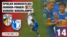 Spieler bewusstlos! Horror-Finger! Kuriose Bogenlampe! CZ Jena – Magdeburg II | Regionalliga Nordost