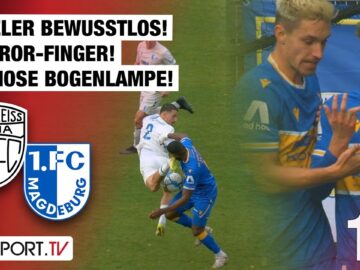 Spieler bewusstlos! Horror-Finger! Kuriose Bogenlampe! CZ Jena – Magdeburg II | Regionalliga Nordost