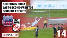 Strittiges Foul! Last-Second-Freistoß! Eilenburg – Erfurt | Regionalliga Nordost