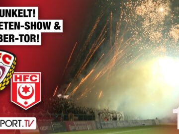 Es funkelt! Raketen-Show & Zauber-Tor: BFC Dynamo – Hallescher FC | Regionalliga Nordost