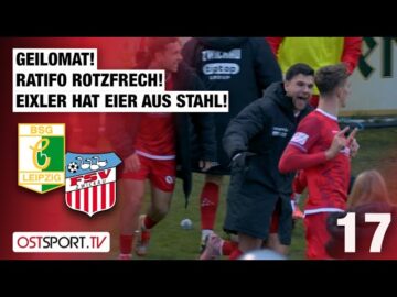 GEILOMAT! Ratifo rotzfrech! Eixler hat Eier aus Stahl! Chemie – Zwickau | Regionalliga Nordost
