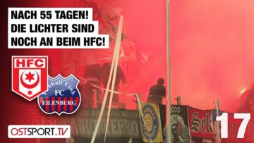 Nach 55 Tagen! Die Lichter sind noch an! Hallescher FC – FC Eilenburg | Regionalliga Nordost
