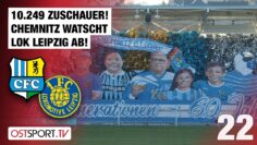 10.249 Zuschauer! Chemnitz watscht Lok ab! Chemnitzer FC – Lok Leipzig | Regionalliga Nordost