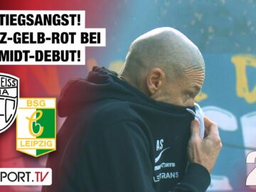 Abstiegsangst! BLITZ-GELB-ROT bei Schmidt-Debüt! CZ Jena – Chemie Leipzig | Regionalliga Nordost