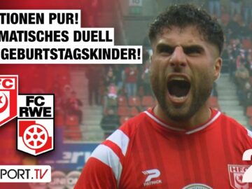 DUELL DER GEBURTSTAGSKINDER: Hallescher FC – Rot-Weiß Erfurt | Regionalliga Nordost