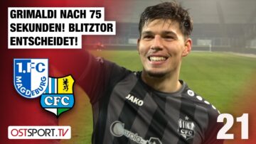 GRIMALDI nach 75 SEKUNDEN! BLITZ-TOR entscheidet: Magdeburg – Chemnitz | Regionalliga Nordost