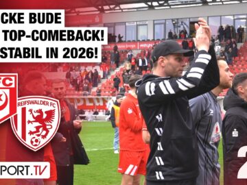 Schicke Bude zum Top-Comeback! HFC stabil in 2026: Halle – Greifswald | Regionalliga Nordost
