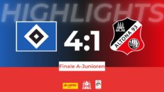 Highlights LOTTO Hamburg-Pokalfinale der A-Junioren Hamburger SV – Altona 93