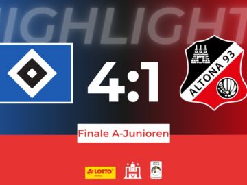 Highlights LOTTO Hamburg-Pokalfinale der A-Junioren Hamburger SV – Altona 93