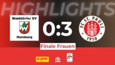 Highlights LOTTO Hamburg-Pokalfinale der Frauen Walddörfer SV – FC St. Pauli